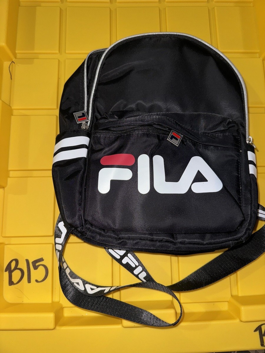 fila mini backpack black FILA Girl's/Women's Heritage Black/White 