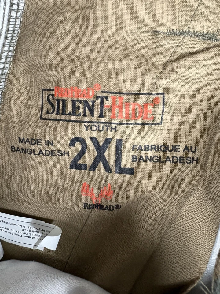 Red Head Cargo Pants Youth 2XL Camo Timber Silent Hide Hunting Travel Camping - Image 4 of 4