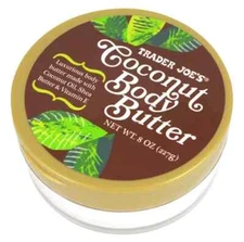 Trader Joe's Coconut Body Butte, Coconut Oil, Shea Butter & Vitamin E, 8 oz