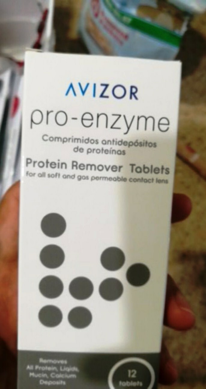 4 Box Avizor PROENZYME Protein Remover Tablets 12's Contact Lenses