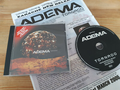 CD Rock Adema - Tornado (1 Song) Promo EARACHE jc Presskit