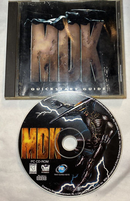 MDK (PC CD, 1997) Complete In Case Good Condition RARE HTF Playmates Interactive