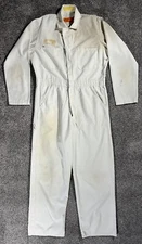Vintage Red Kap Coveralls Size 40R White Preowned Workwear