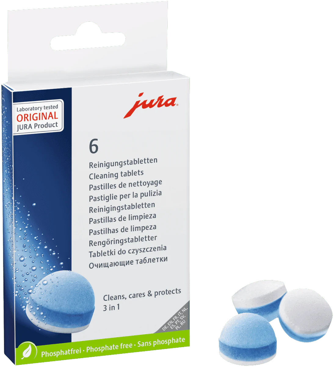 JURA 3 Phase Cleaning Tablets 24225 7610917242252 eBay