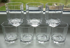 1 Whiskyglas Trinkglas Villeroy&Boch Dover W. Germany achteckig Kristall 24% PbO