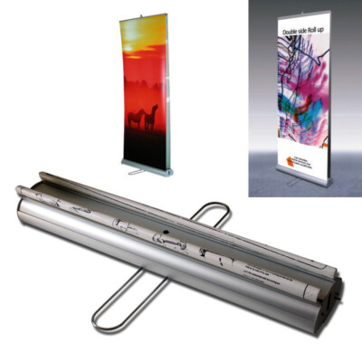 Roll Up beidseitig, Doppel Roll Up 80 x 200 cm