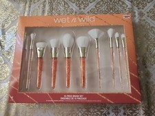 Wet N Wild Limited Edition Pro Brush Collection I will ship withNO BOX 10PcSet 