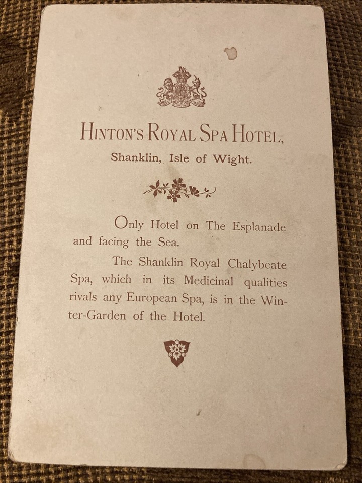 Victorian Card Photo Family Group Outdoors Pike, Shanklin eBay