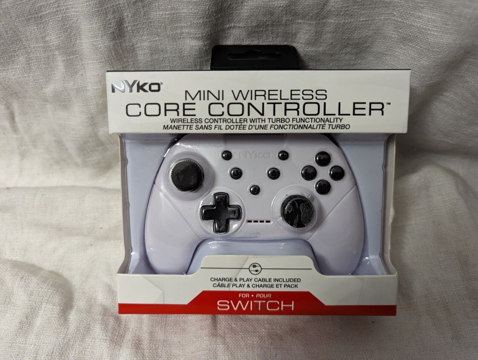 Nyko Mini Wireless Core Controller (White) for Nintendo Switch