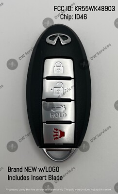 Infiniti G37 Remote Key Fob OEM Transmitter FCC KR55WK48903 for