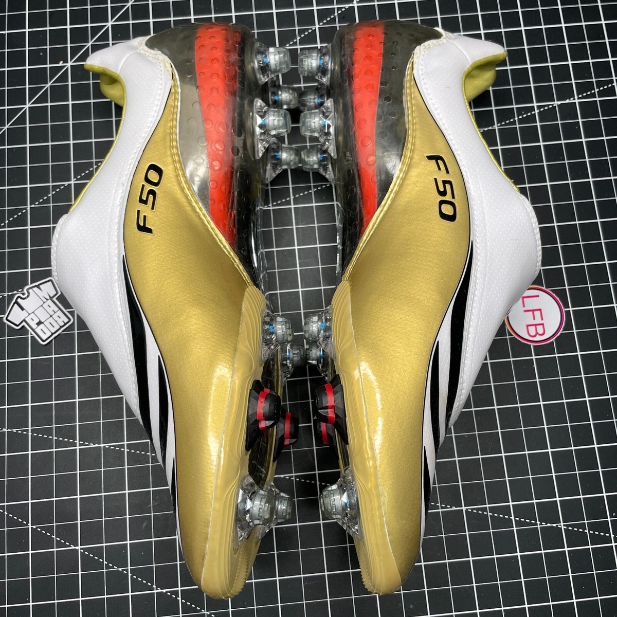 ⚪ 2008 Adidas F50.8 Tunit FG 098318 - EU 44 • US 10 • UK