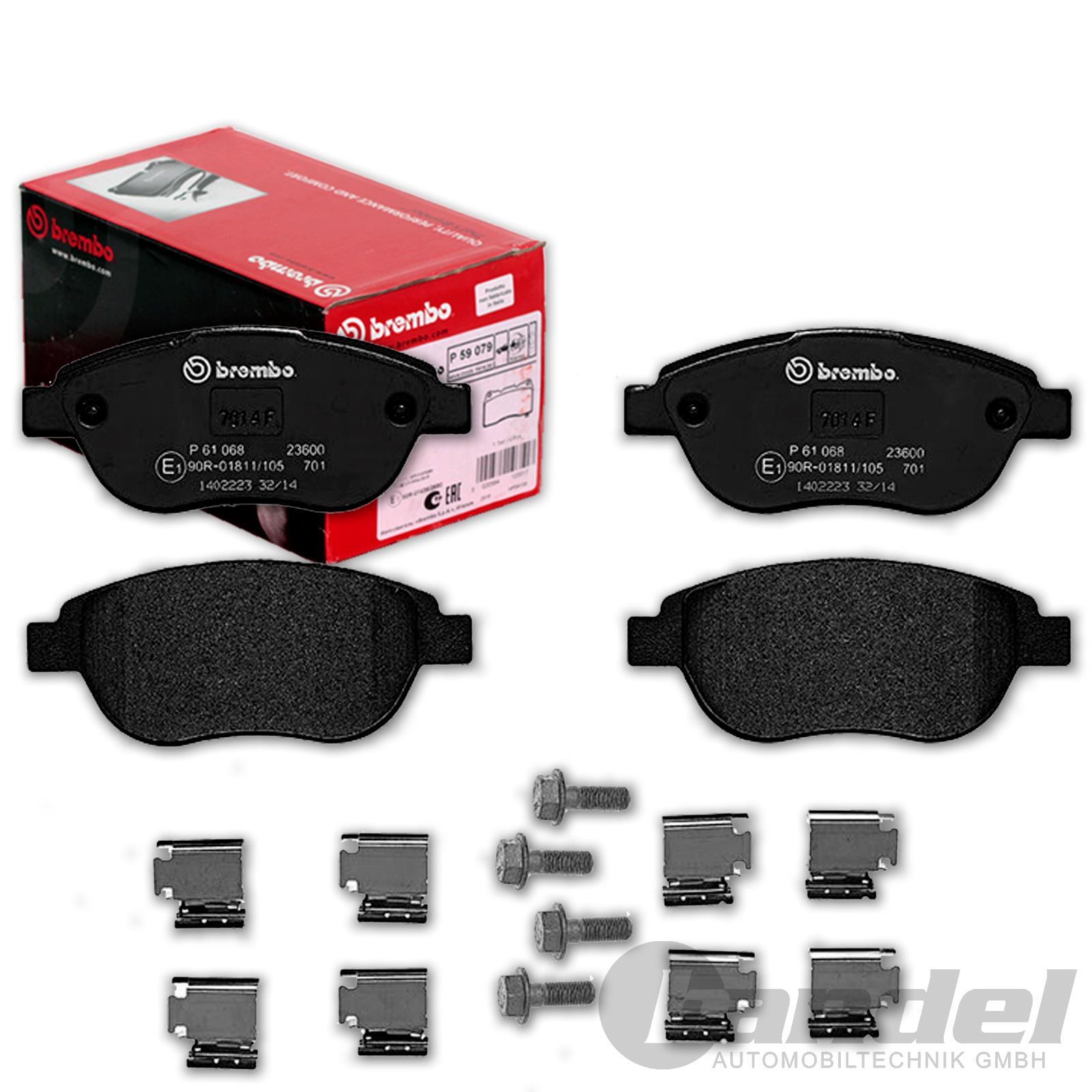 BREMSSET Vorne Für Crossland X | RAP Brakes 283mm Scheiben + Beläge