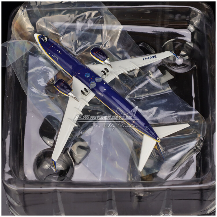 1:400 JC Wings RYANAIR Boeing 737-800 Passenger Airplane Diecast