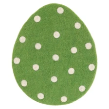 Boston International - Green Dotted Egg Trivet - HAT25154
