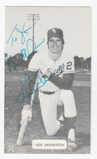 KEN HENDERSON MLB Chicago White Sox Autographed Postcard PSA/DNA Certified B4260