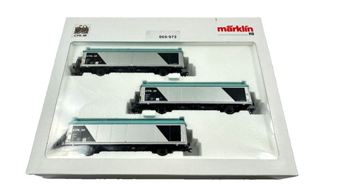 (DA) Märklin H0 44563.003 3-teiliges Güterwagen Set 50 Jahre CFL mit OVP | Zustand: Gebraucht