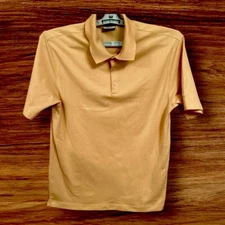 Nike Golf Men's Dri-Fit Polo textured Golf Shirt Size MEDIUM YELLOW style 244620