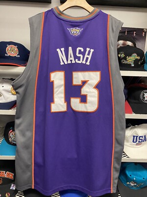 NBA ユニフォーム STEVE NASH Phoenix Suns PURPLE Jersey NBA Reebok Authentic Adult