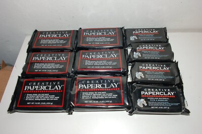 8lbs Creative Paperclay Modeling Material - 6x 16 oz & 4x 8oz