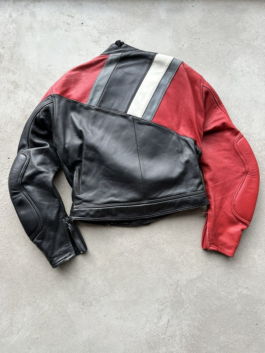 Vintage Genuine Leather High Quality Racing Jacket Hype | eBay