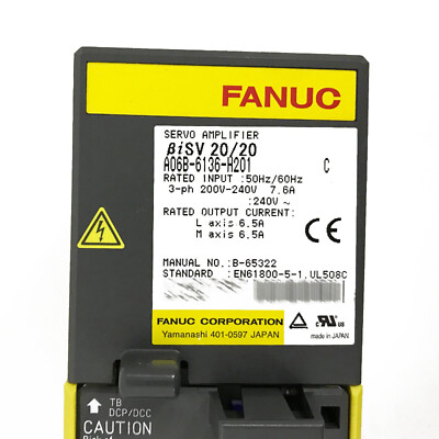 NEW FANUC A06B-6136-H201 SERVO AMP fedex or DHL | eBay