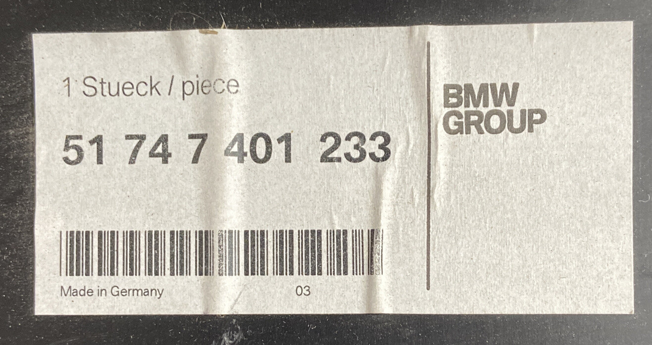 BMW F30 F31 F34 Below Radiator Air Duct OEM 51747401233 | eBay 