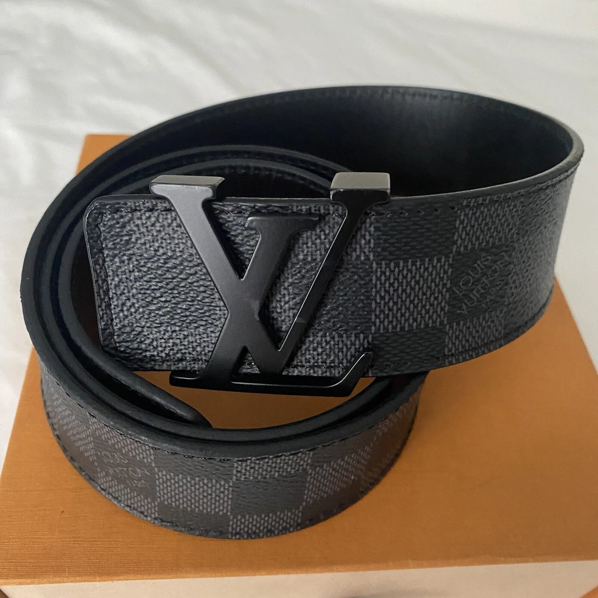 Louis Vuitton LV Buckle Damier Graphite Belt Review (Authentic) 