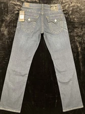 True Religion RICKY FLAP SN  “GGJD Last Call”30x32/Blue Relaxed Straight #103282