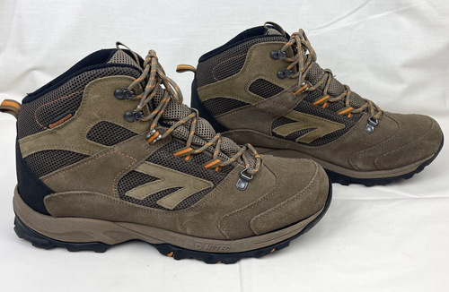 Hi-Tec Men’s Hiking Work Boots Sz 13 Flagstaff Waterproof Suede & Mesh - Picture 3 of 7