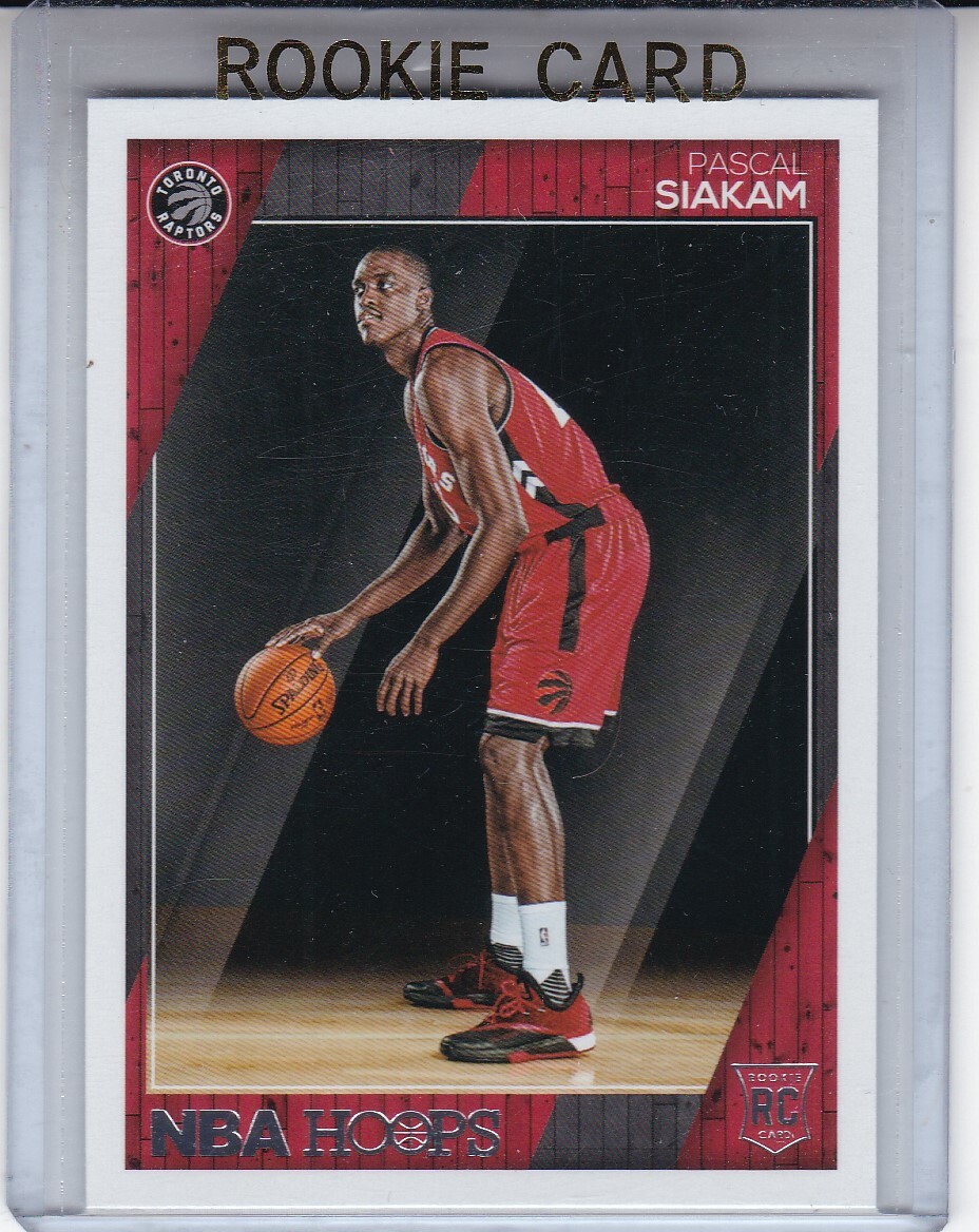2016-17 NBA HOOPS PASCAL SIAKAM ROOKIE #283 RC RAPTORS CHAMPS CAMEROON PACERS