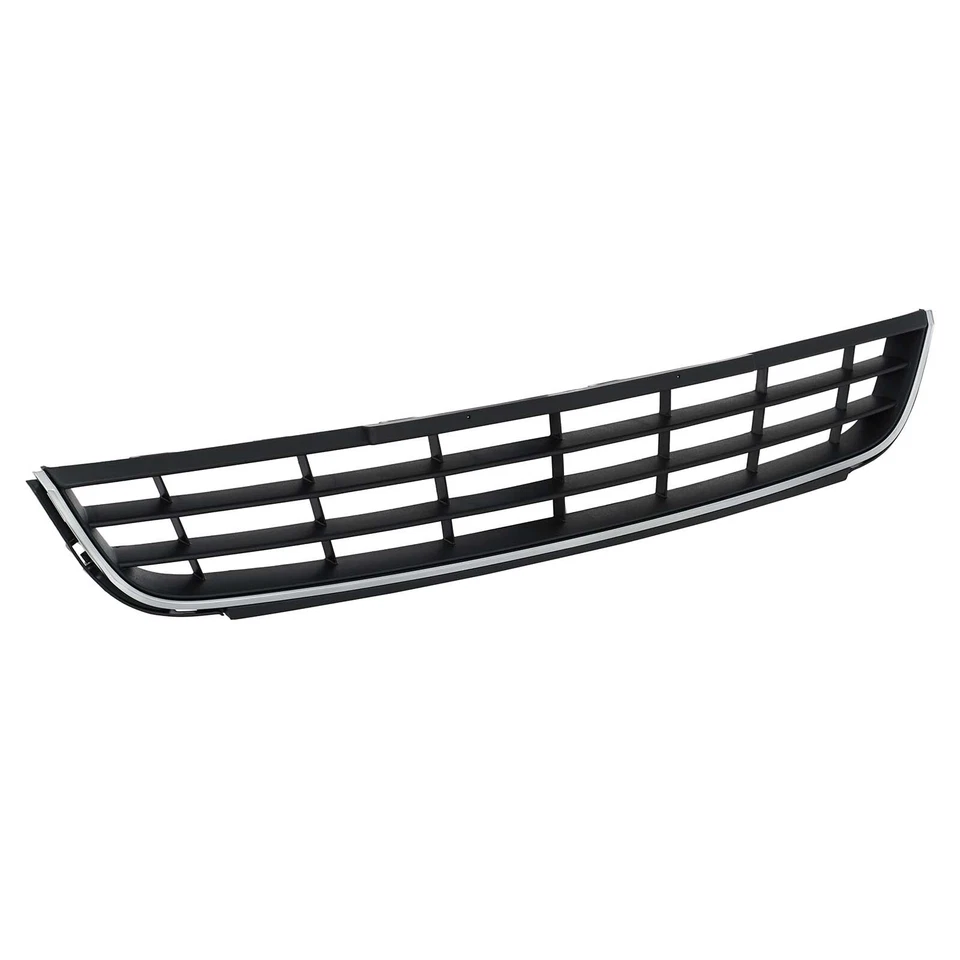For 2011-2014 Volkswagen Jetta Front Bumper Lower Grille & Fog Lamp Covers 3PCS Foto 3 de 4