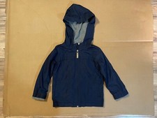 Boys Size 5 Navy Blue Windbreaker Jacket w/ Hood, Carter's