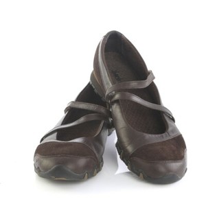 brown suede mary janes