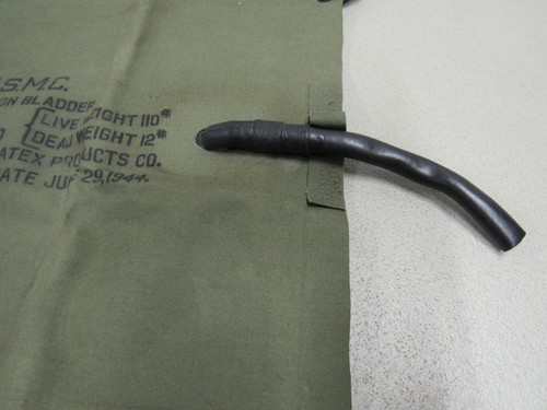 WW2 USMC Flotation Bladder 1944 US Marine Corps Firestone Rubber & Latex Product - Picture 3 of 11