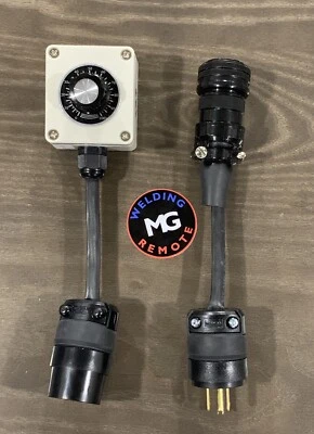 MG- Welding Remote - SINGLE SET - (1 Remote + 1 Adapter) 14 Pin, 6 Pin or 3 Pin