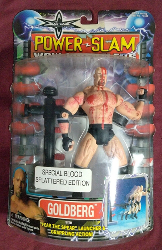 Special Blood Splattered Edition WCW GOLDBERG 2000 Power Slam Actionfigur RAR - Bild 20 von 24
