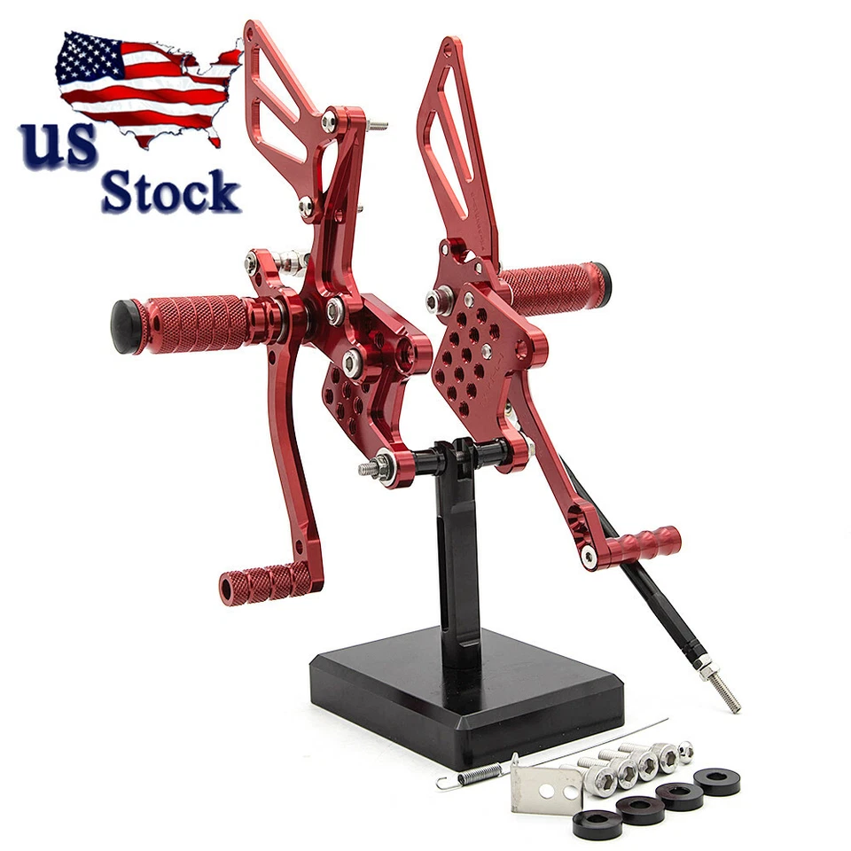 Pedal de apoio para os pés CNC traseiro para Suzuki GSXR1000 2000-2001 2002 2003 2004 - Imagem 4 de 4