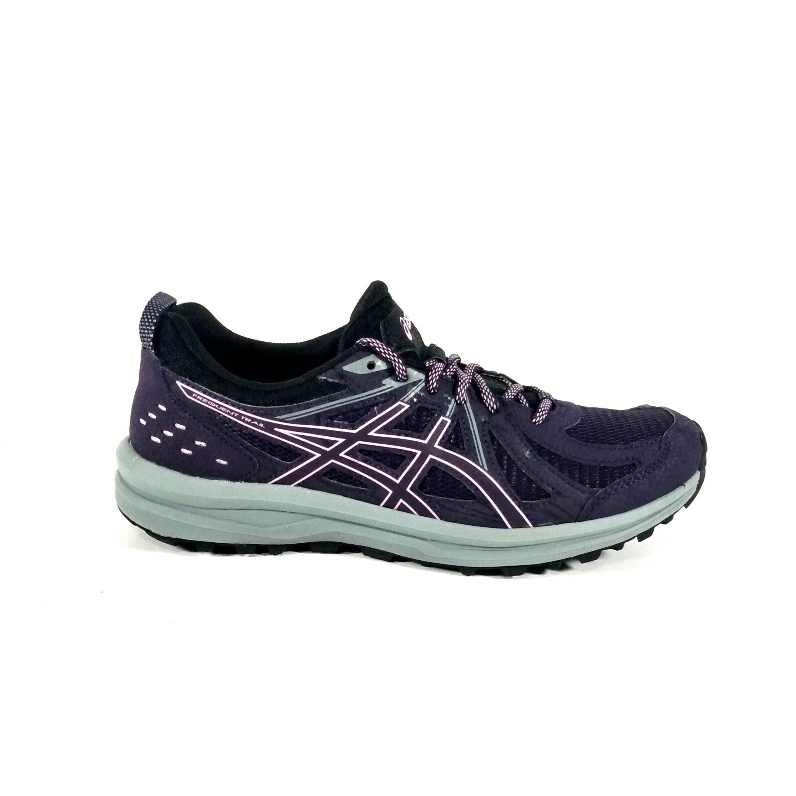 Scarpe da corsa ASICS Frequent Trail donna 10 viola tonalità notte nero 1012A022