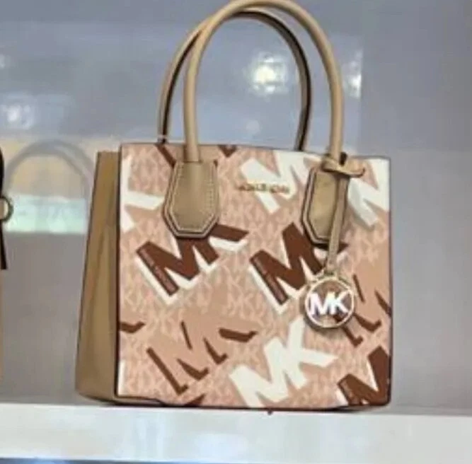 Michael Kors Mercer Borsa Messaggero Medio MK Buff Multi