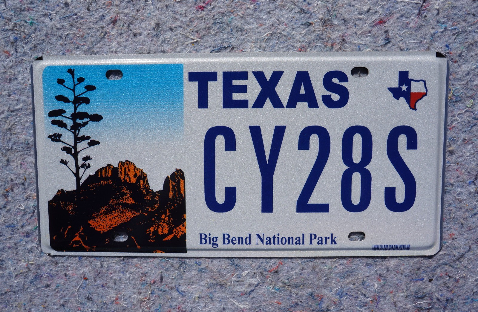 Texas BIG BEND NATIONAL PARK License Plate