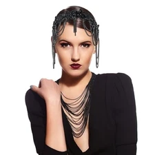 1920s Flapper Accessories for Women, Flapper Headpiece, Roaring 20s 