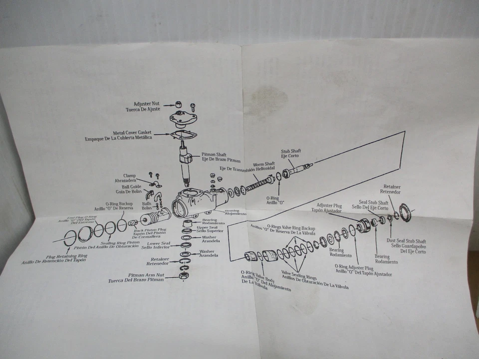 Kit de reparación de dirección asistida Parts Master 8524 Foto 3 de 4