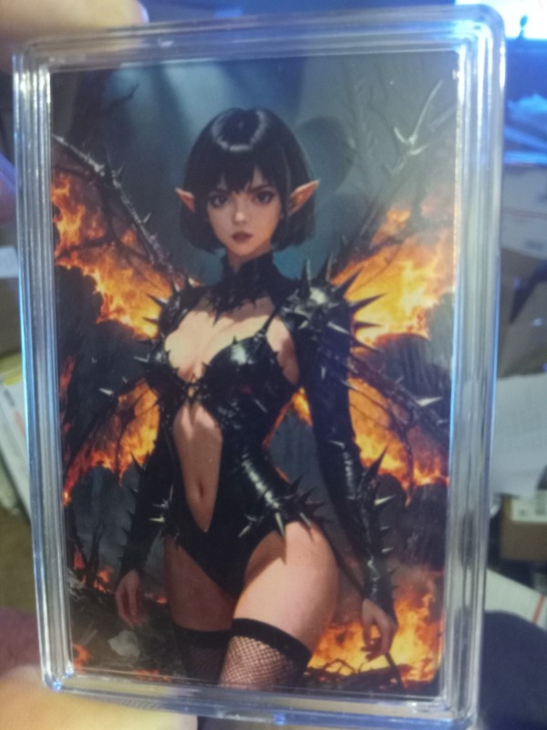 Sexy Firewing Elf Vixen 1oz .999 Copper 100 Mintage credit card style bullion