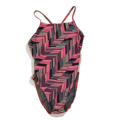 SPEEDO PowerFlex Eco  Angle Free Back Sz 10/36 Pink/Black/Lime Great Condition