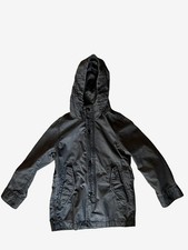 Gap Kids Boys Grey Hooded Field Jacket XS Regular EUC