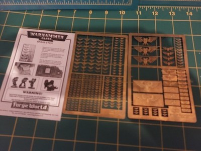 Warhammer 40k Forge World Brass Etched Imperial Eagles - 2006