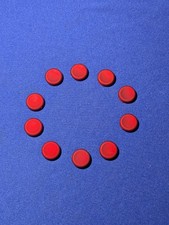 3DS/2DS/XL/LL Replacement Joystick Thumb Pad Cap For Nintendo Lot Of 10 Red