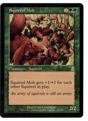 Squirrel Mob -- MTG (SP Quality) - Odyssey - See scans!