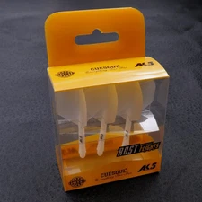 CUESOUL ROST AK5 Integrated Dart Shaft & Flight - Standard Shape Short Ice White