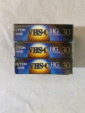 TDK TC-30HG VHS-C Camcorder Pack Of 3